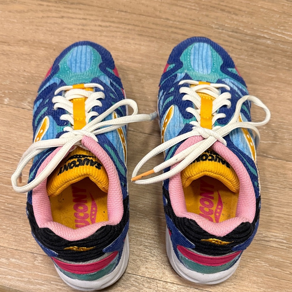 Saucony Kids' Colorful Sneakers - Blue, Pink, Yellow, Green